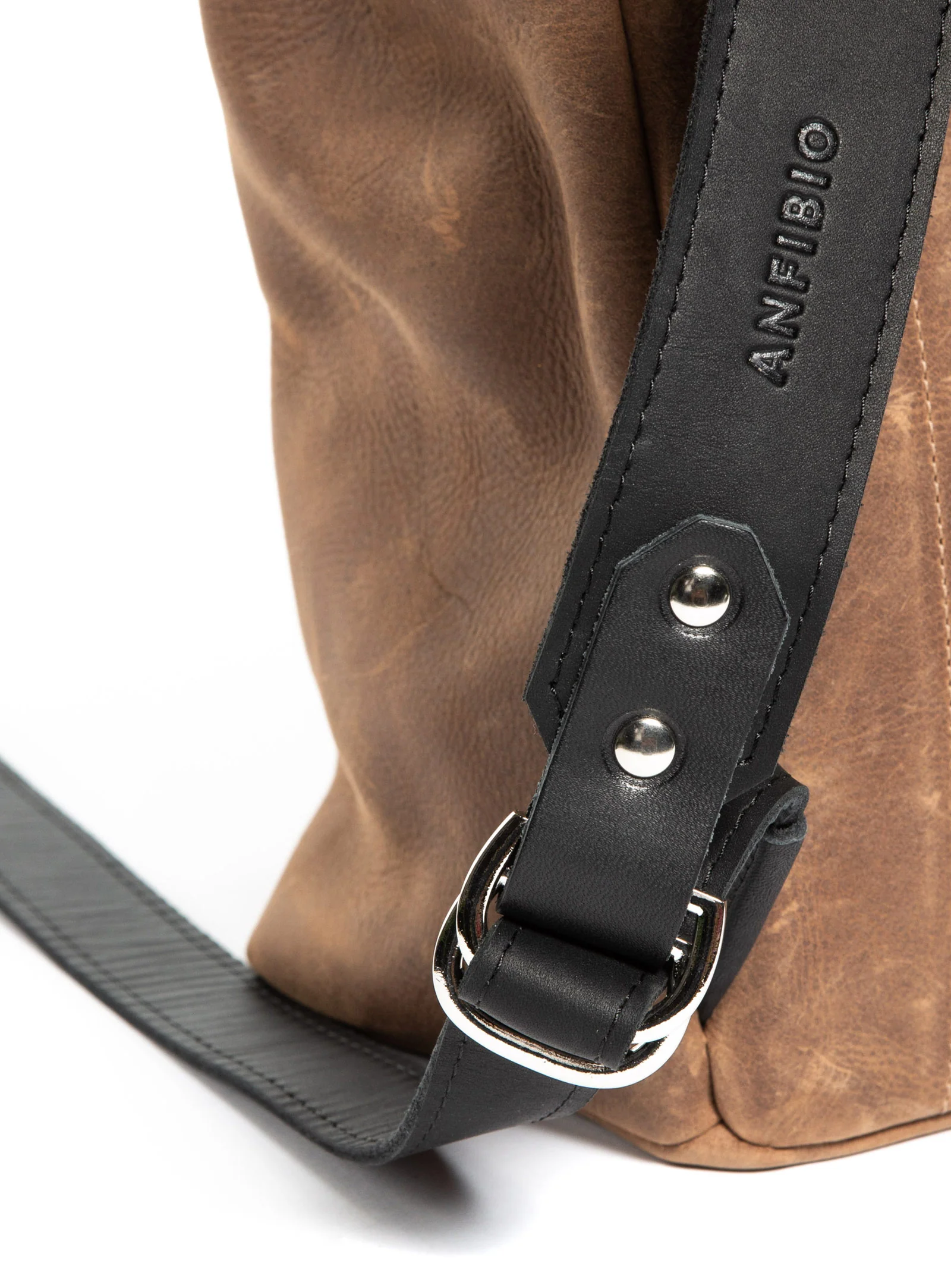 Nomad Backpack – Rustic Brown Leather - Image 3