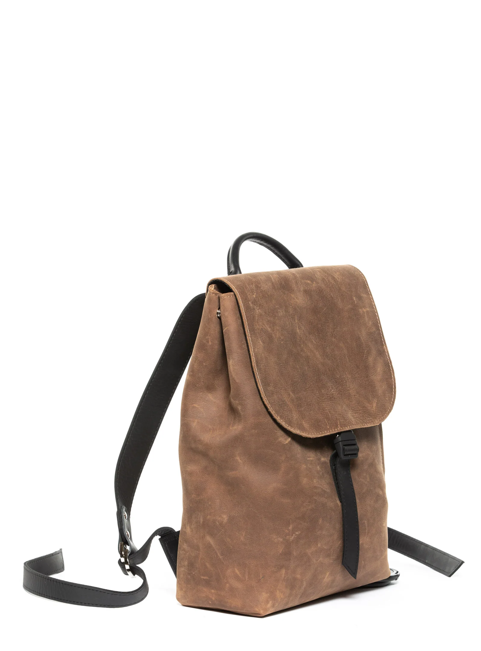 Nomad Backpack – Rustic Brown Leather - Image 4