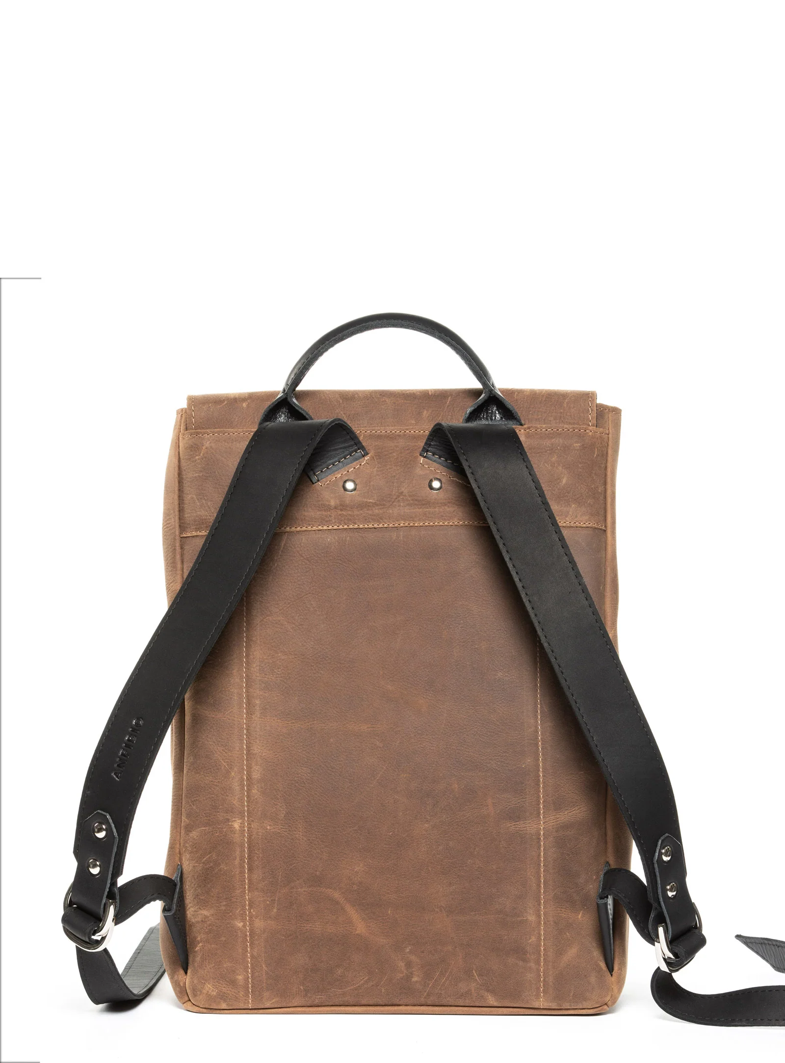 Nomad Backpack – Rustic Brown Leather - Image 6