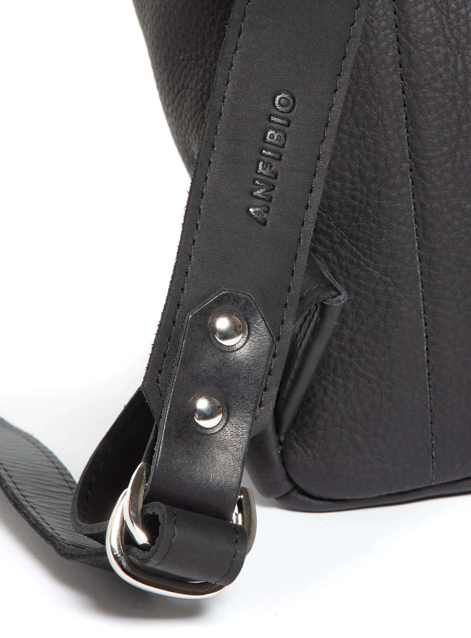 Montréal Backpack - Black Leather - Image 3