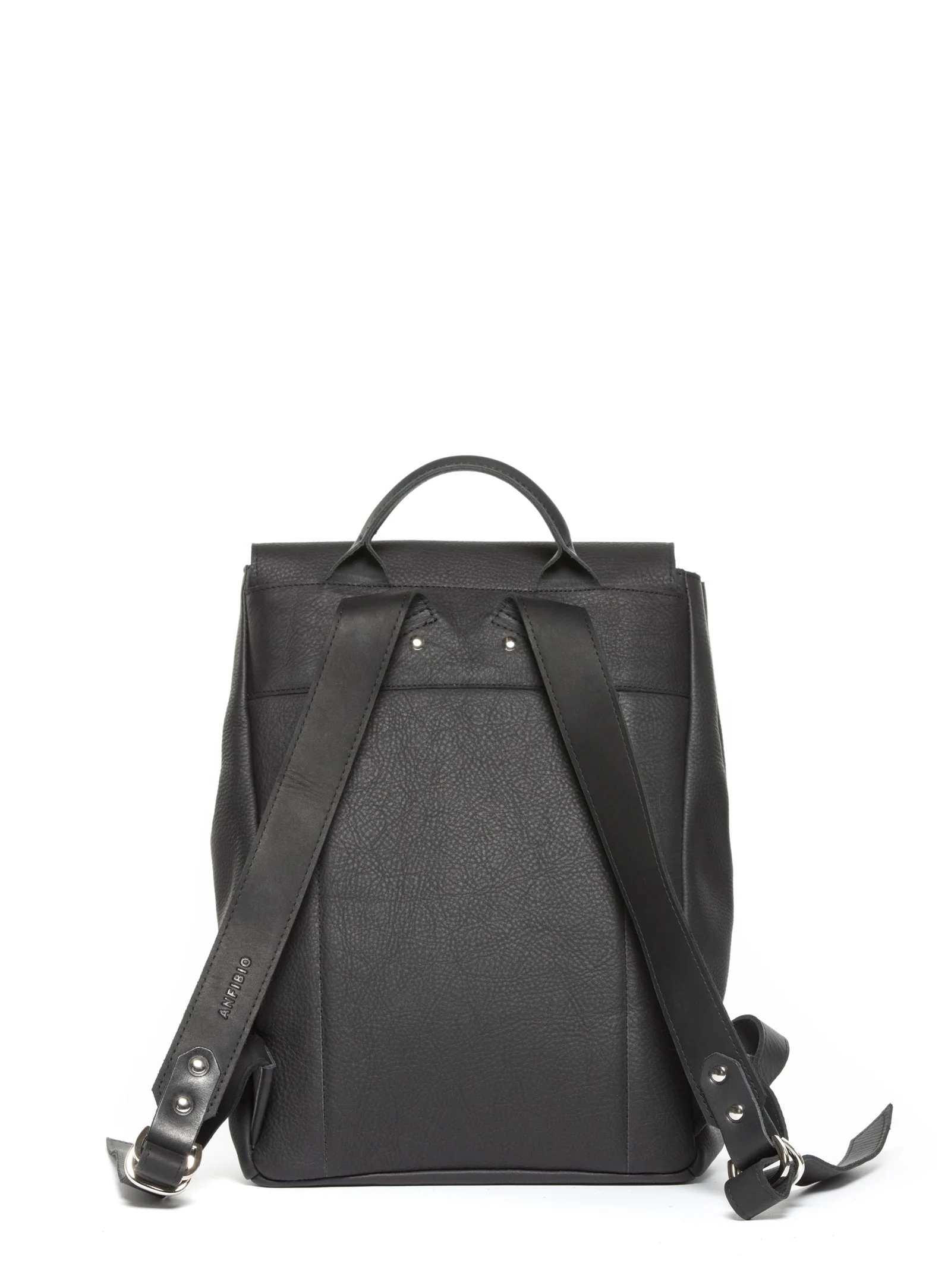 Montréal Backpack - Black Leather - Image 5